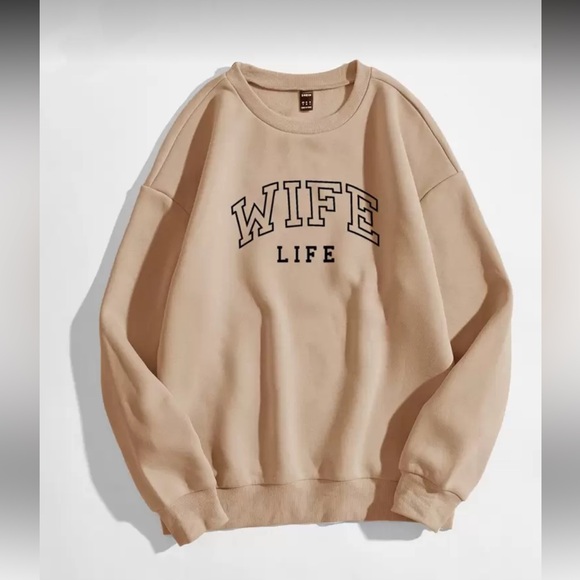 Shein ‘Wife Life’ Sweatshirt - Picture 1 of 4